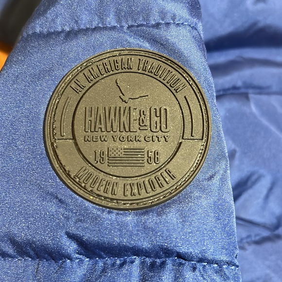 NWT HAWKE&Co hooded winter coat blue sz 3T - Picture 4 of 11